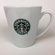 Starbucks Siren Logo Coffee Tea Mug Cup 2007 4” Tall 10 FL OZ White - £7.74 GBP