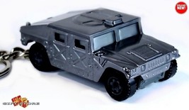 Rare Keychain Gun Gray Hummer H1 Humvee (Black Ops) Great Gift Novelty - $55.98