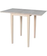 International Concepts Small Drop-Leaf Table, Unfinished - $110.99