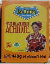 LA ANITA PASTA DE ACHIOTE / ANNATTO PASTE SEASONING - 440g - ENVIO GRATIS  - $15.47