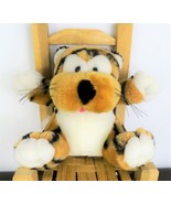 Stuffed vintage tiger cub plush doll toy - $26.73