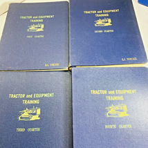 4 Tractor and Equipment Training Booklets Complete Set 1956 Farming Used... - £23.45 GBP