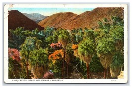 Palm Canyon Palm Springs California CA UNP WB Postcard S24 - £2.30 GBP