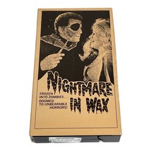 Rare Horror Vhs Collectable Nightmare In Wax Scary Film Vintage Video Tape - £23.85 GBP