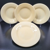 4 Pottery Barn Sausalito Amber Dinner Plates Set Yellow Charger Dishes Ware Lot - £77.28 GBP