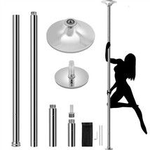 Dancing Pole Kit Spinning Static Dance Pole Kit For Home Fitness Poles 45Mm - £122.29 GBP