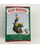 Hallmark Merry Miniatures Mickey Express #4 Donald&#39;s Passenger Car Vinta... - €16,45 EUR