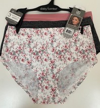 Daisy Fuentes Intimates Lasercut Briefs Panties L - £15.98 GBP