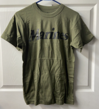 Rothco US Marines Short Sleeved Crew Neck  T Shirt Size Small Green Grap... - $11.00