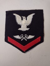 USN  AVIATION STOREKEEPER  AK3  RATING INSIGNIA  WOOL WW2 ERA :KY20-2 - $10.00
