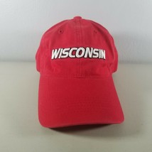 Wisconsin Badgers Hat UW University Of Wisconsin Snapback Red/White OS - $18.90