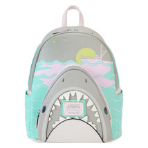 Jaws Embroidered Glow In The Dark Mini Backpack By Loungefly Multi-Color - £69.29 GBP