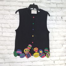 Marisa Christina Vest Womens Small Christmas Collection 1999 Christmas O... - $29.99