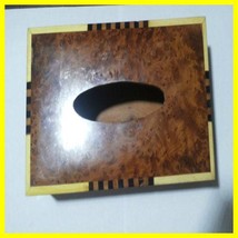 Wooden Handmade Box Tissue Paper Holder Thuya Decorative Artisan Handcra... - $61.63