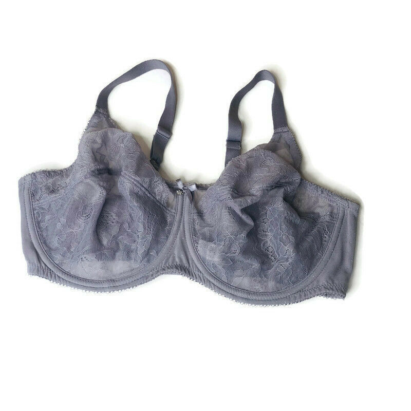 Primary image for Wacoal Retro Chic Size 40DD Lavender Purple Lace Bra Unlined Underwire
