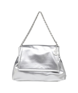 Crossbody bag for women shoulder purse hobo bag with chain silver handbag  - £33.92 GBP