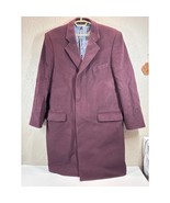 Samuel Windsor Long Wool Jacket Mens Long Overcoat Wool Cashmere Coat Si... - $2,051.57 MXN