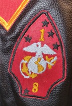 1/8 Marines Arrowhead- Military - Iron On Patch       10822 - $7.85