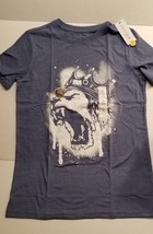 Cat &amp; Jack Blue King Lion Glow in The Dark Boys T-Shirt Size XL 18  NWT - $5.59