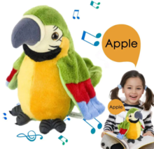 Cute Talking Parrot Toy Electric Talking Parrot Stuffed Plush Toy Bird  - £22.43 GBP