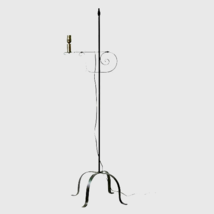 Wrought Iron Floor Lamp with flame tip - 56 inch - £94.32 GBP