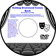 Bulldog Drummond Comes Back 1937 DVD Movie Action John Barrymore John Howard Lou - £3.92 GBP