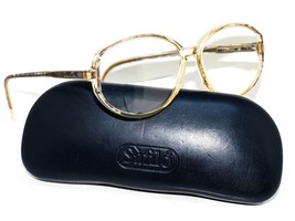 Safilo Vintage Eyeglasses Elasta 5690 841 Gold &amp; Gray Frame Italy 53[]14... - £21.49 GBP