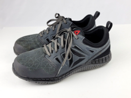 Reebok RB4252 ZPrint Gray EH Steel Toe Lace-Up Work Sneaker Shoes Men&#39;s ... - £17.13 GBP
