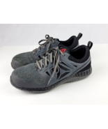 Reebok RB4252 ZPrint Gray EH Steel Toe Lace-Up Work Sneaker Shoes Men&#39;s ... - £17.10 GBP