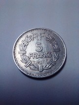 France 5 francs 1947 coin Free Shipping - £2.76 GBP