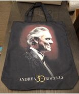 Andrea Bocelli ⭐️30th Anniversary⭐️ Canvas Tote Bag Concert Merch. (2024) - $165.41 MXN