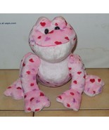 Ganz Webkinz Love Frog 9&quot; plush Stuffed Animal toy Valentines Day Pink H... - $10.03