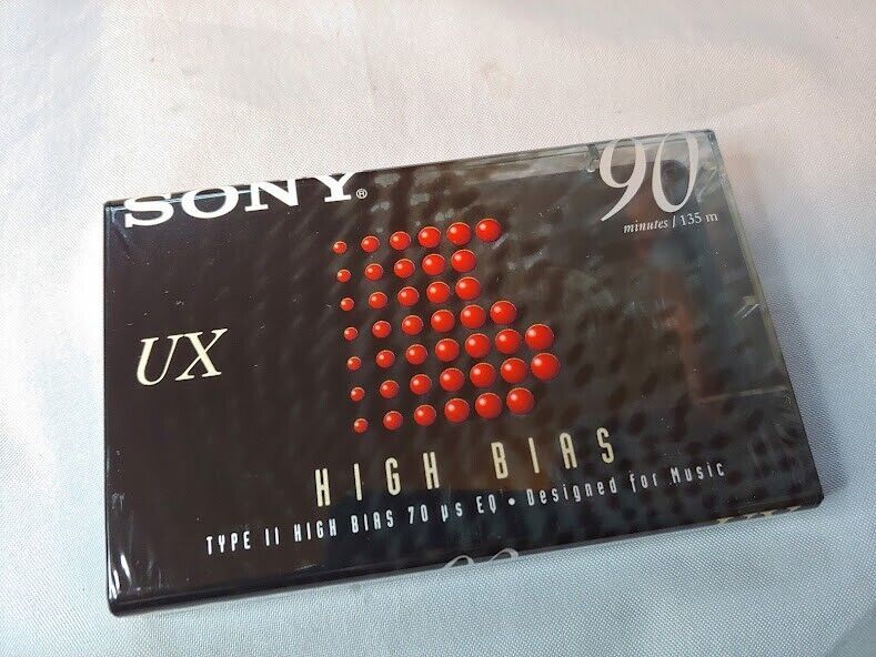 Primary image for Sony UX 90 Type II High Bias Cassette Tape NEW FACTORY SEALED