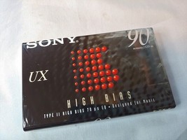 Sony UX 90 Type II High Bias Cassette Tape NEW FACTORY SEALED - $9.85