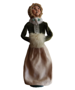 Vintage 1987 Byers Choice The Carolers Woman with Hand Muff Lace Collar ... - $24.95