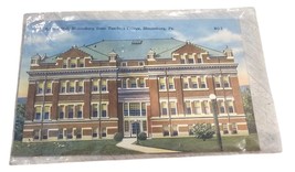 Science Hall Bloomsburg PA State Teachers College Vintage Postcard Unused Mebane - $9.89