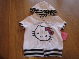 Hello Kitty girls hoodie HK54184 White 4 NWT ^^ - £6.35 GBP