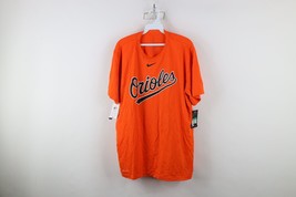 New Nike Mens XL Center Swoosh Baltimore Orioles Baseball Short Sleeve T-Shirt - $44.50