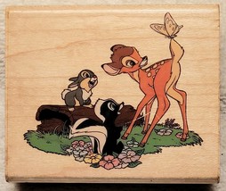 Disney Bambi Rubber Stamp Thumper Flower "Meadow Friends" Stampede A197-E, A197E - $8.95