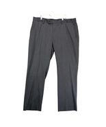 Louis Raphael Gray Dress Pants Men&#39;s 40x31 Slacks Flat Front Soft Fabric... - €21,48 EUR