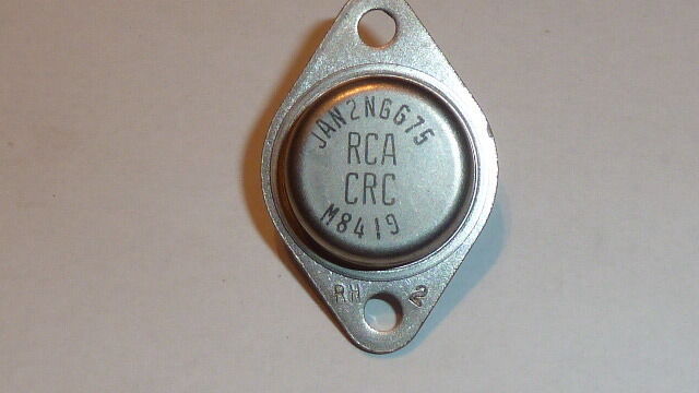 NEW 1PC RCA JAN2N6675 IC Bipolar POWER TRANSISTOR TO-3 MIL SPEC 2-PIN 2N... - $55.00