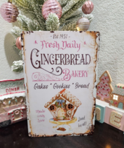 Christmas Gingerbread House Hot Bakery Wall Sign - $21.77