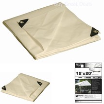 Dry Top 12x20 Ft Canopy Cover Poly Tarp 312201 By Foot Super Heavy Duty ... - £68.95 GBP