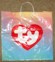 Vintage TY Beanie Baby Rainbow Shopping Bag - 16&quot; x 16&quot; - £3.91 GBP