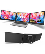 Triple Portable Monitor, 14” 1080P Laptop Screen Extender, Only One USB-... - $728.99