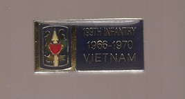 Vintage Vietnam War 199th Infantry 1966-1970 Small Memorial Hat Or Collar Pin - £2.76 GBP