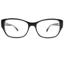 Bulova Eyeglasses Frames Asheville BLACK/CRYSTAL Clear Cat Eye 52-15-135 - $44.33