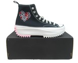 Converse Run Star Hike HI Love Sneakers Womens Size 9.5 Black No Lid NEW... - £71.14 GBP