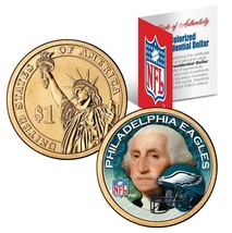 Philadelphia Eagles Official Presidential $1 Dollar Coin Football Nfl Licensed - £7.39 GBP