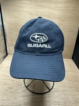 Subaru Baseball Cap Dad Hat Dark Navy Blue with White Logo Adjustable Sn... - $14.85